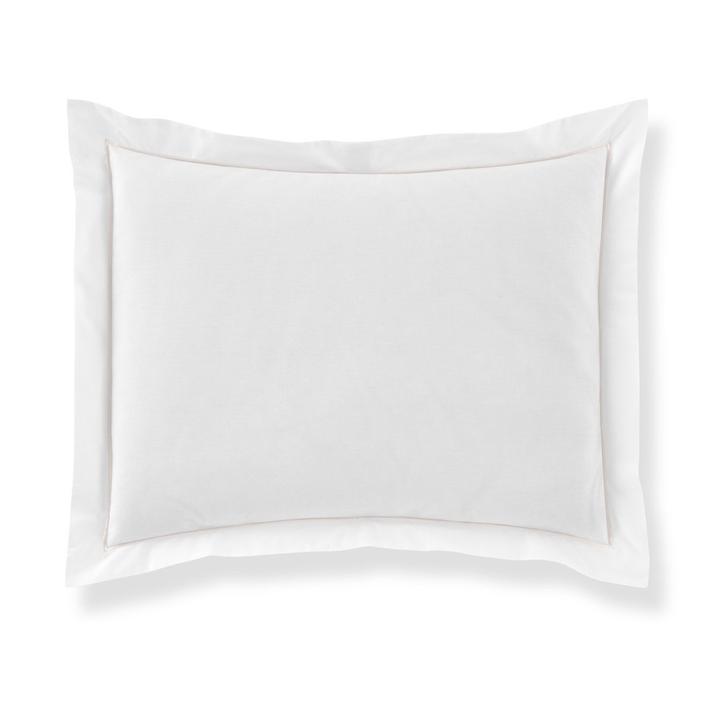 PEACOCK ALLEY BOUTIQUE EMBROIDERED PERCALE SHAM  BLUSH