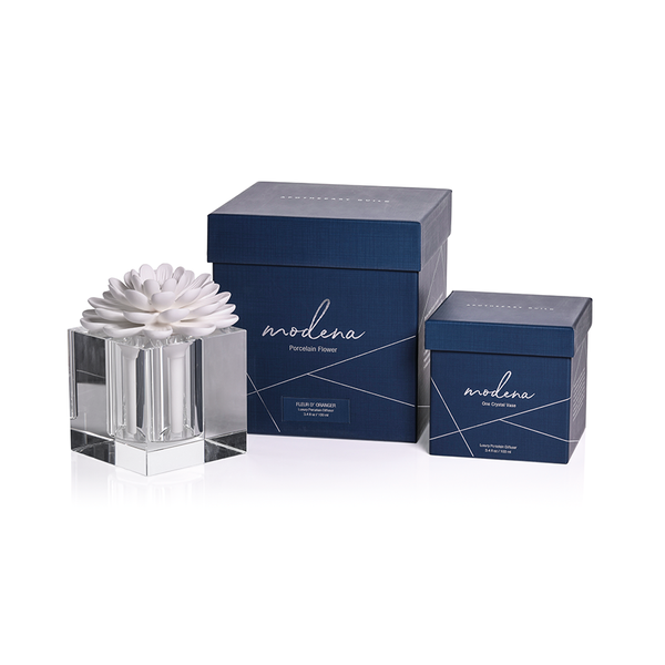 MODENA LARGE DIFFUSER GIFT SET:  FLEUR D'ORANGER