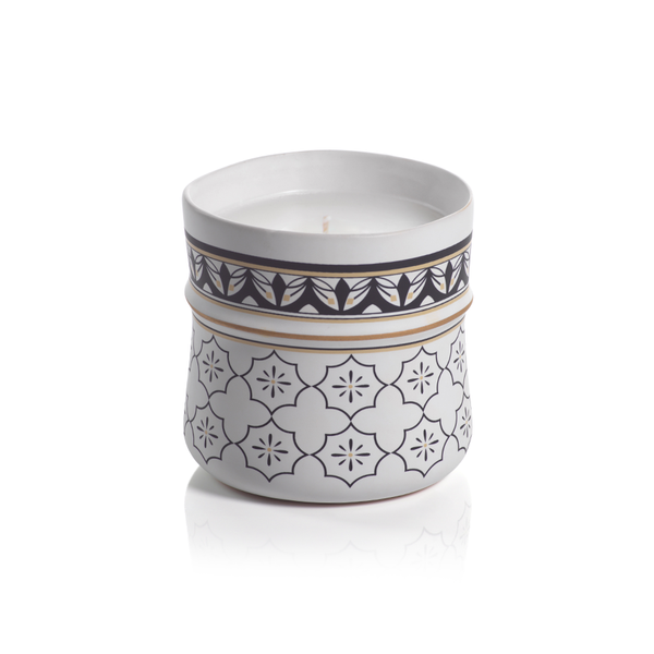 NADIA CERAMIC CANDLE JAR - SMALL