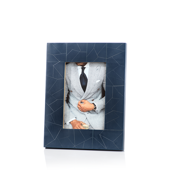 FRAME:  ABSTRACT INLAY PHOTO FRAME   4X6