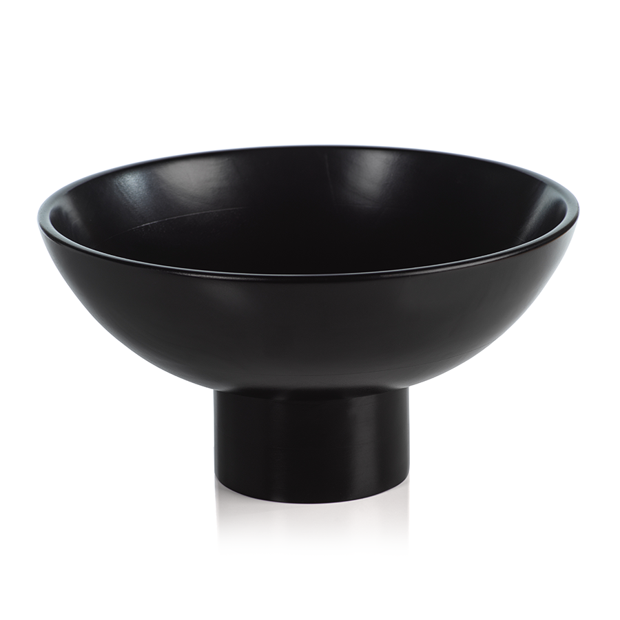 COTE D'LVOIRE MANGO WOOD BOWL - BLACK