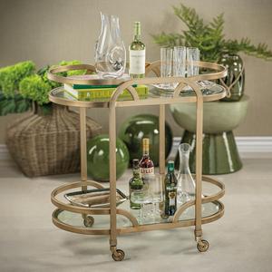 LILETTE MATT GOLD BAR CART